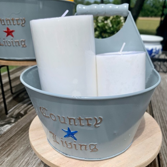 Vintage Country Living Wall Pockets - Picture 7 of 11